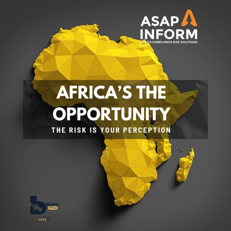 Africa is the Opportunity, the Risk is Your Perception.