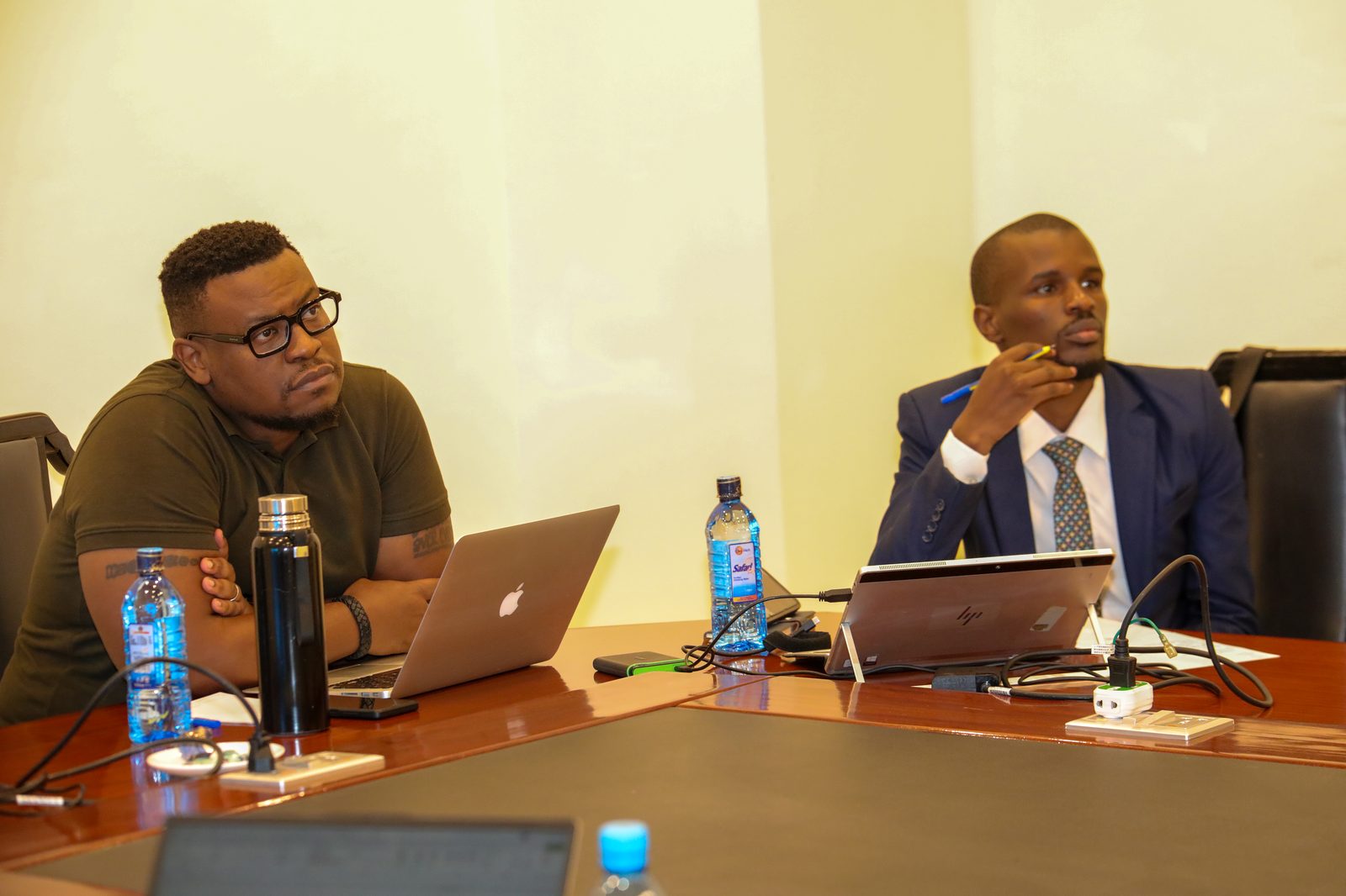 Judges reviewing applications against the scoring framework at the KEPSA SME Awards evaluation
