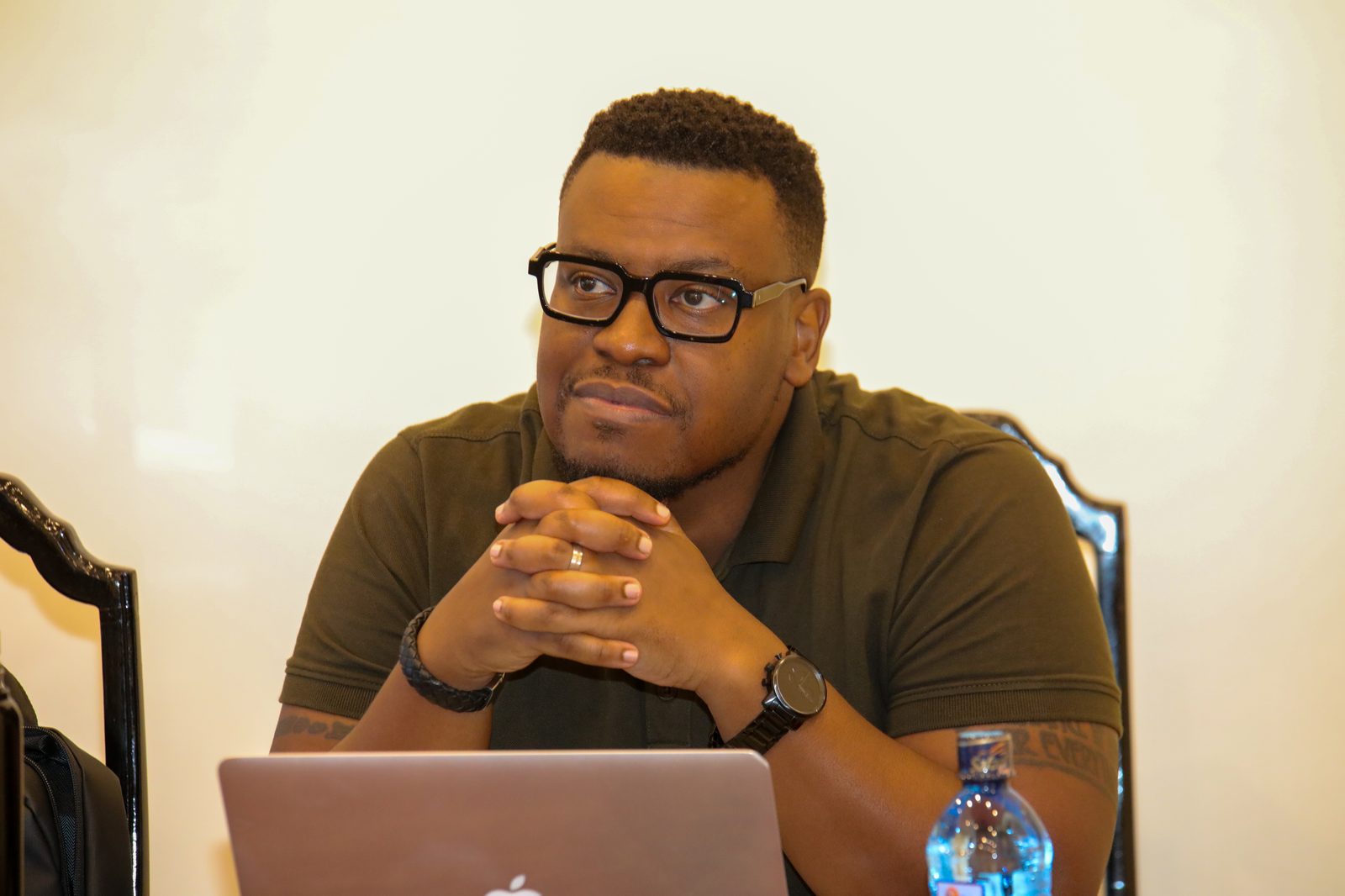 James Opembe in session on the judging panel of the KEPSA SME Innovation Excellence Awards